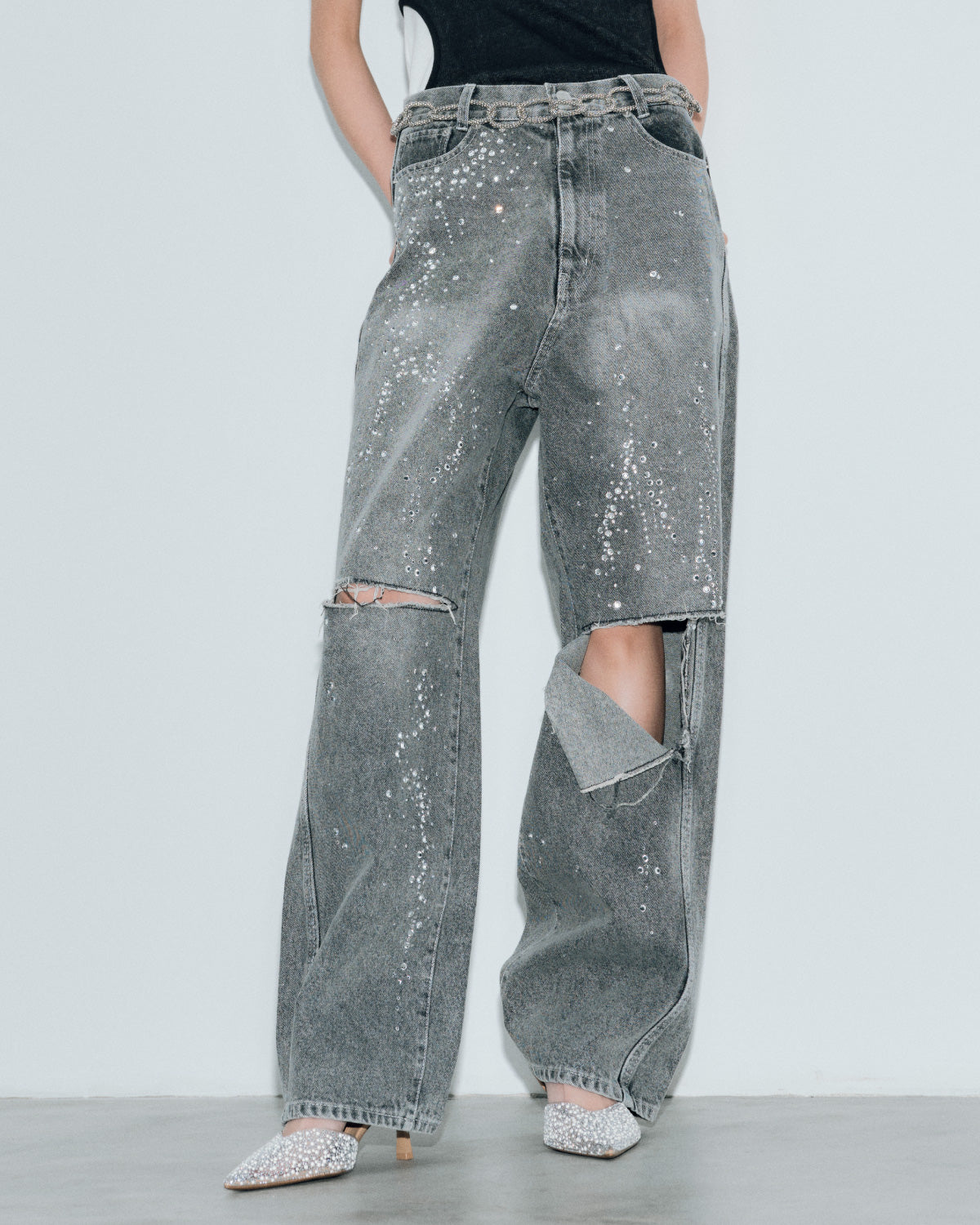 SPARKLE DENIM PANTS | | STORE | THINGS THAT MATTER ONLINE STORE