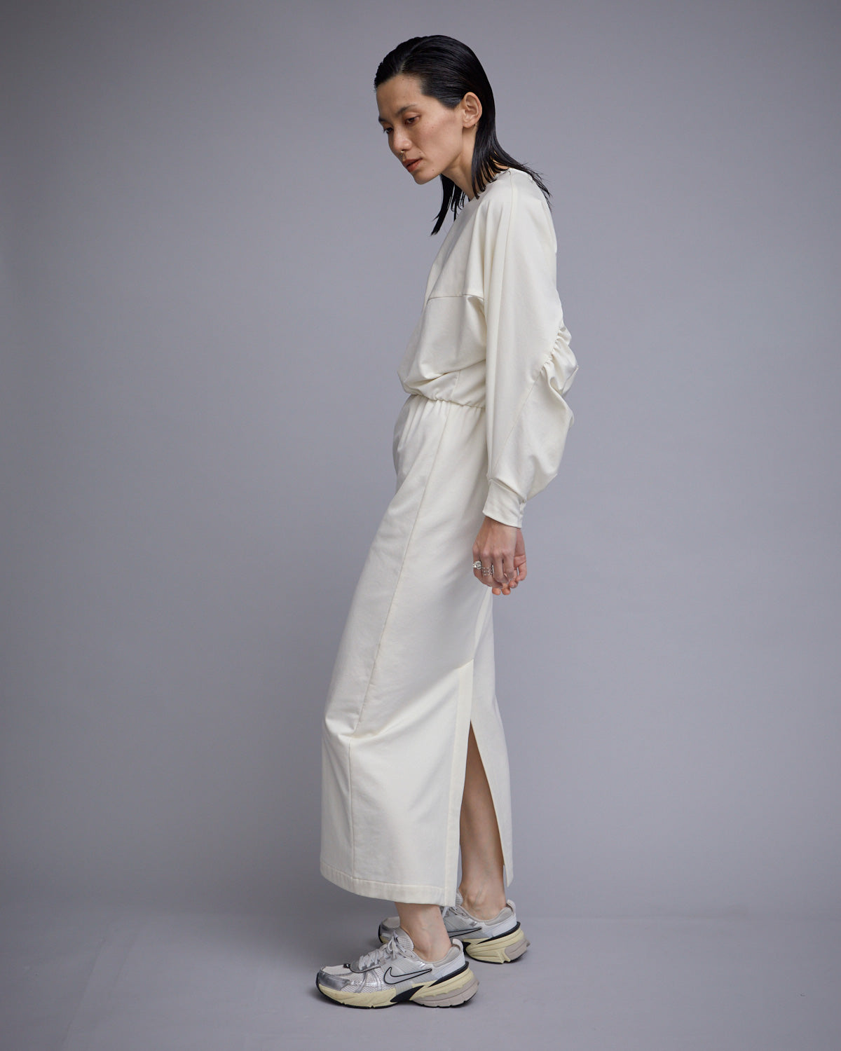 SWEAT LONG DRESS | | STORE | THINGS THAT MATTER ONLINE STORE