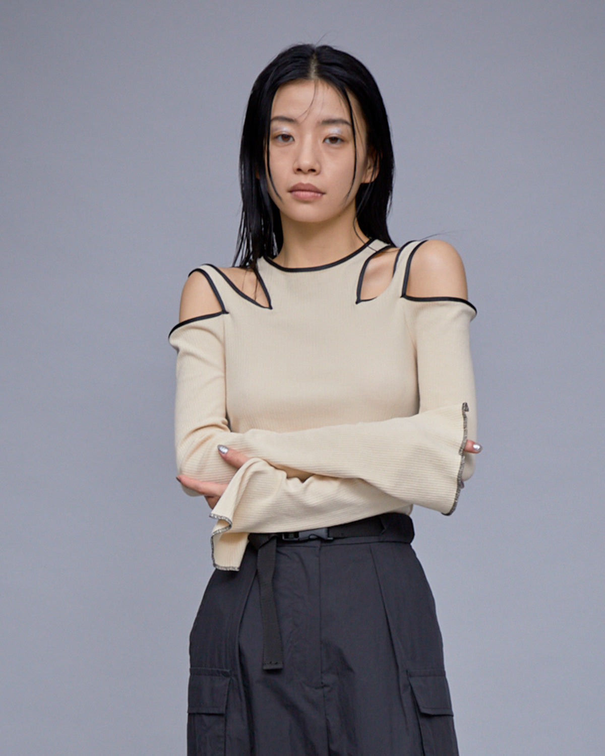 NOTCH DESIGN TERECO RIB TOPS | TOPS | STORE | THINGS THAT MATTER 