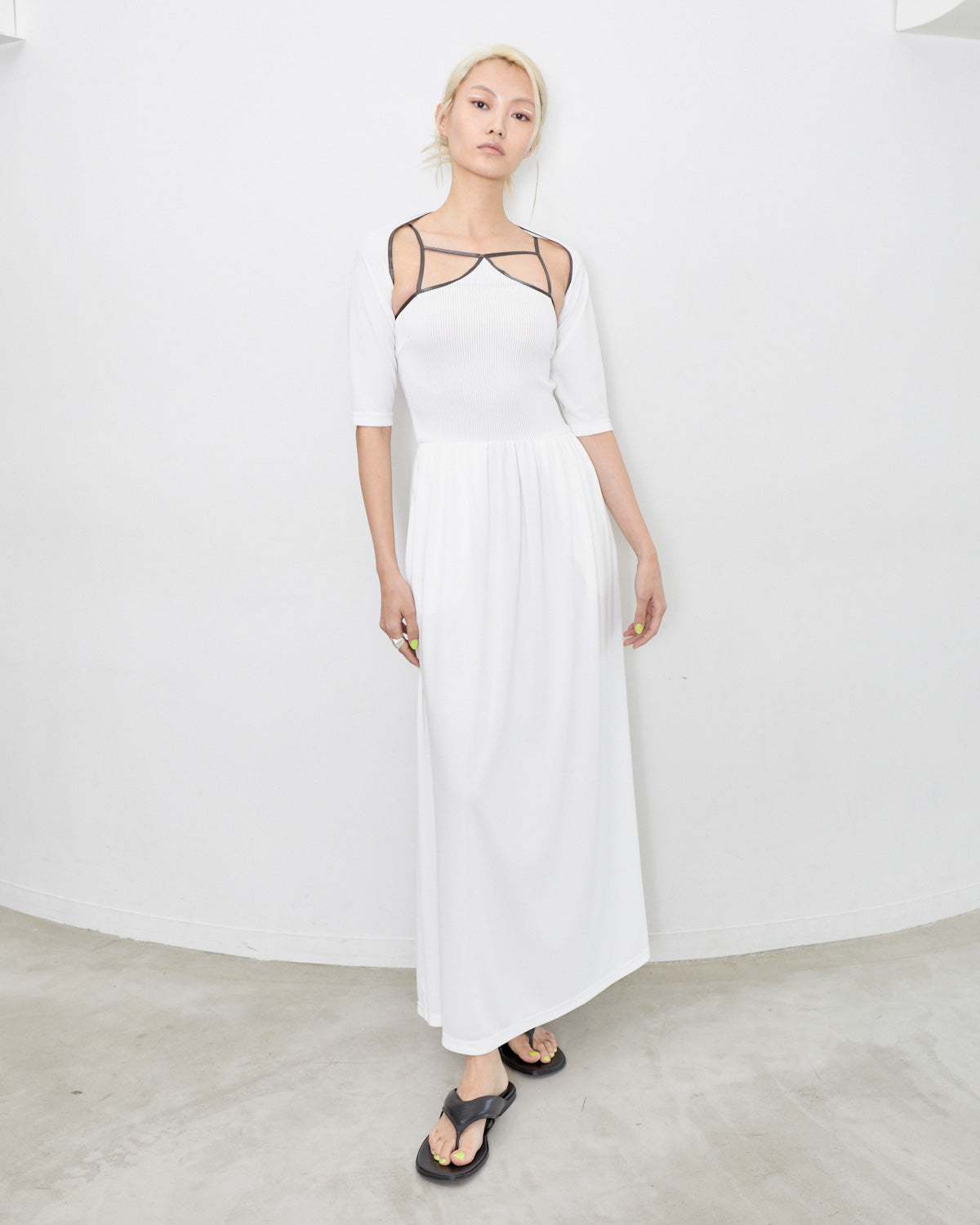 BOLERO & CAMISOLE JERSEY LONG DRESS | Snap Collection | STORE | THINGS THAT  MATTER ONLINE STORE