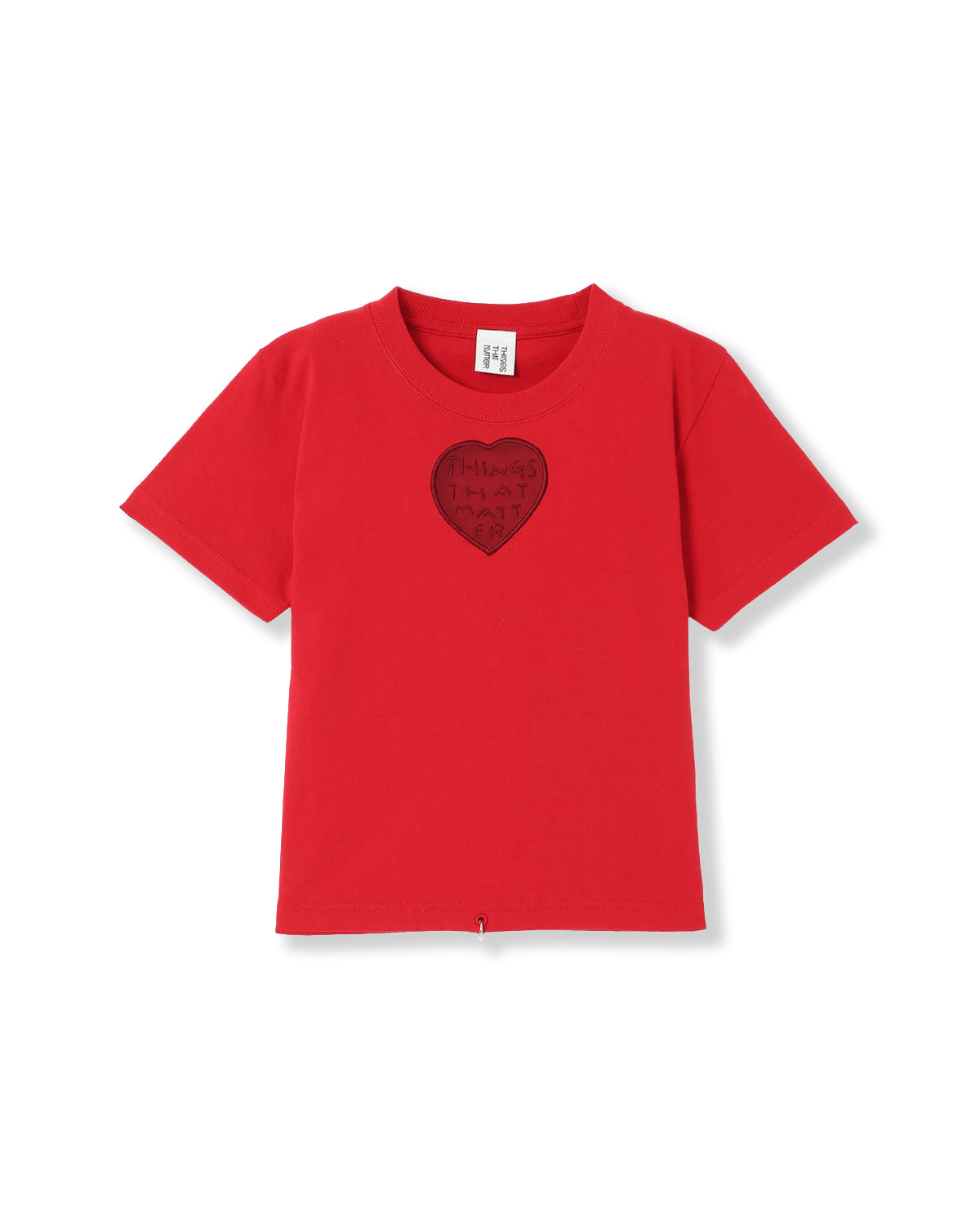 tシャツ TONDABAYASHI RAN × HEART CROPPED LONG SLEEVE T-SHIRT / ハートクロップドロングスリーブ セール】TONDABAYASHI RAN × HEART CROPPED LONG SLEEVE T-SHIRT