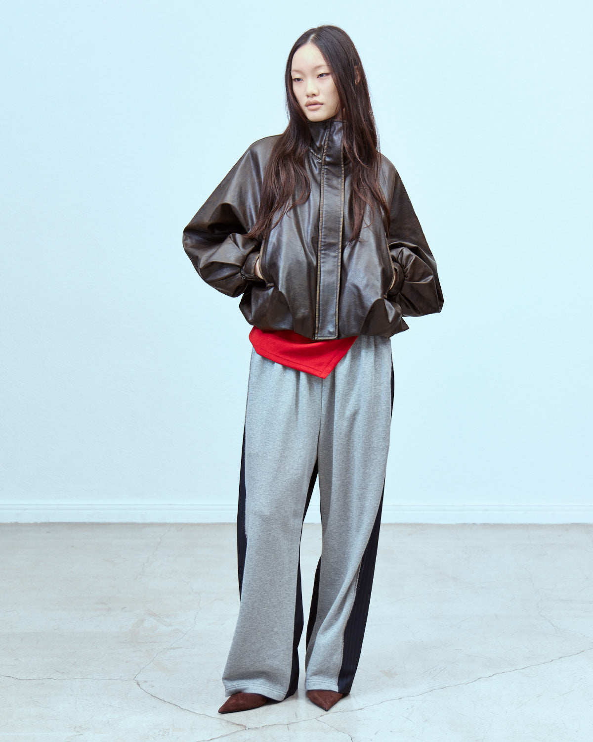 FAUX LEATHER BALLOON BLOUSON | COMING SOON | STORE | THINGS THAT