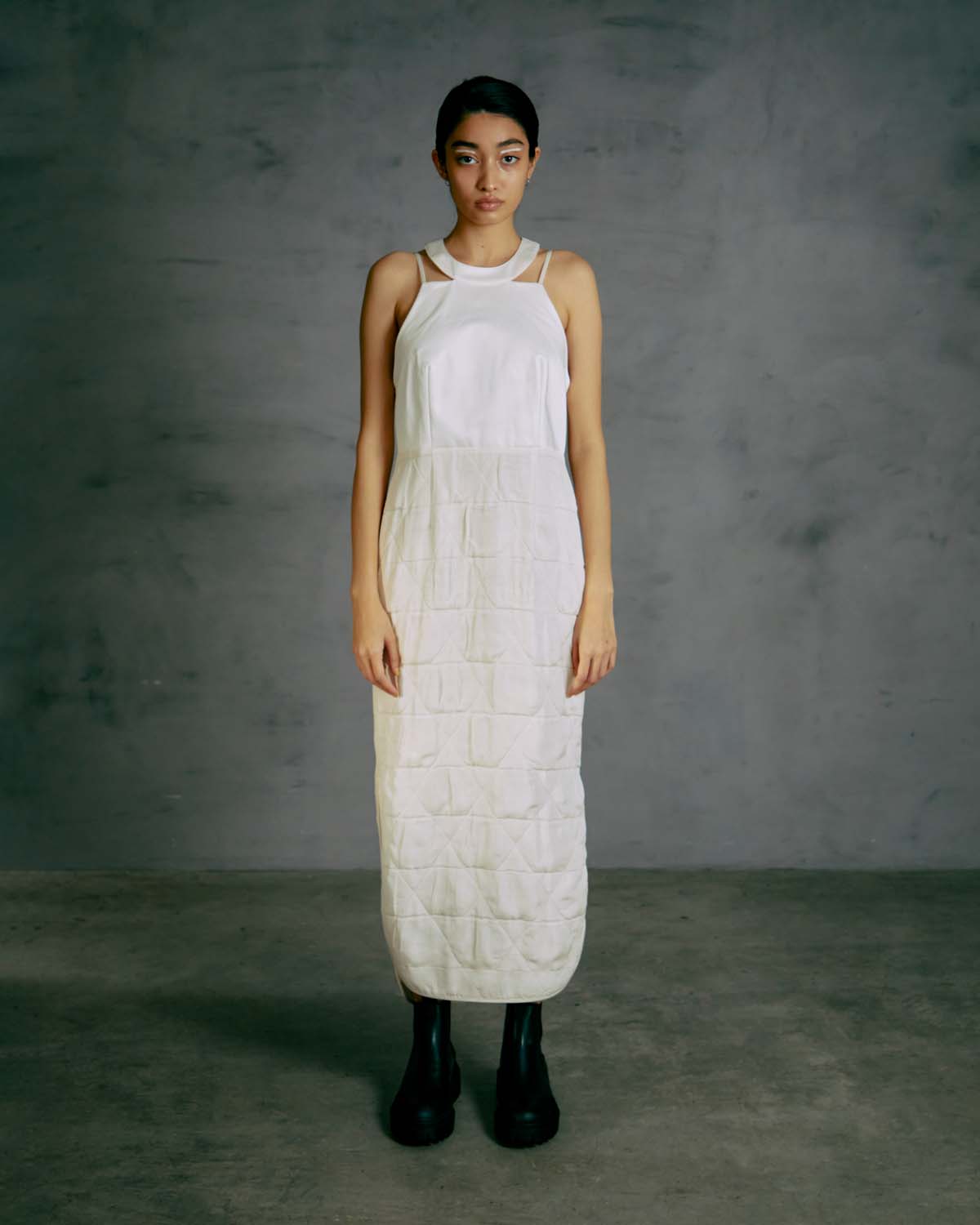 CONFLICTING HALTER NECK DRESS | | STORE | THINGS THAT MATTER  