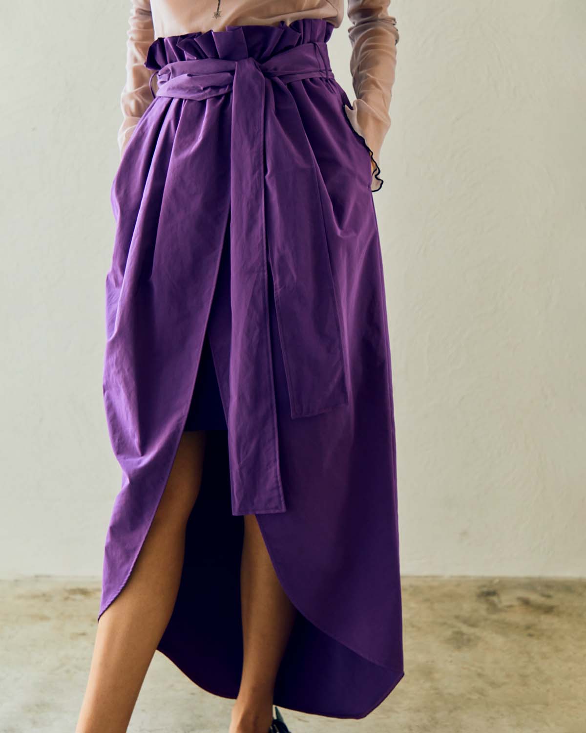 WRAP LONG SKIRT | BOTTOMS | STORE | THINGS THAT MATTER ONLINE STORE