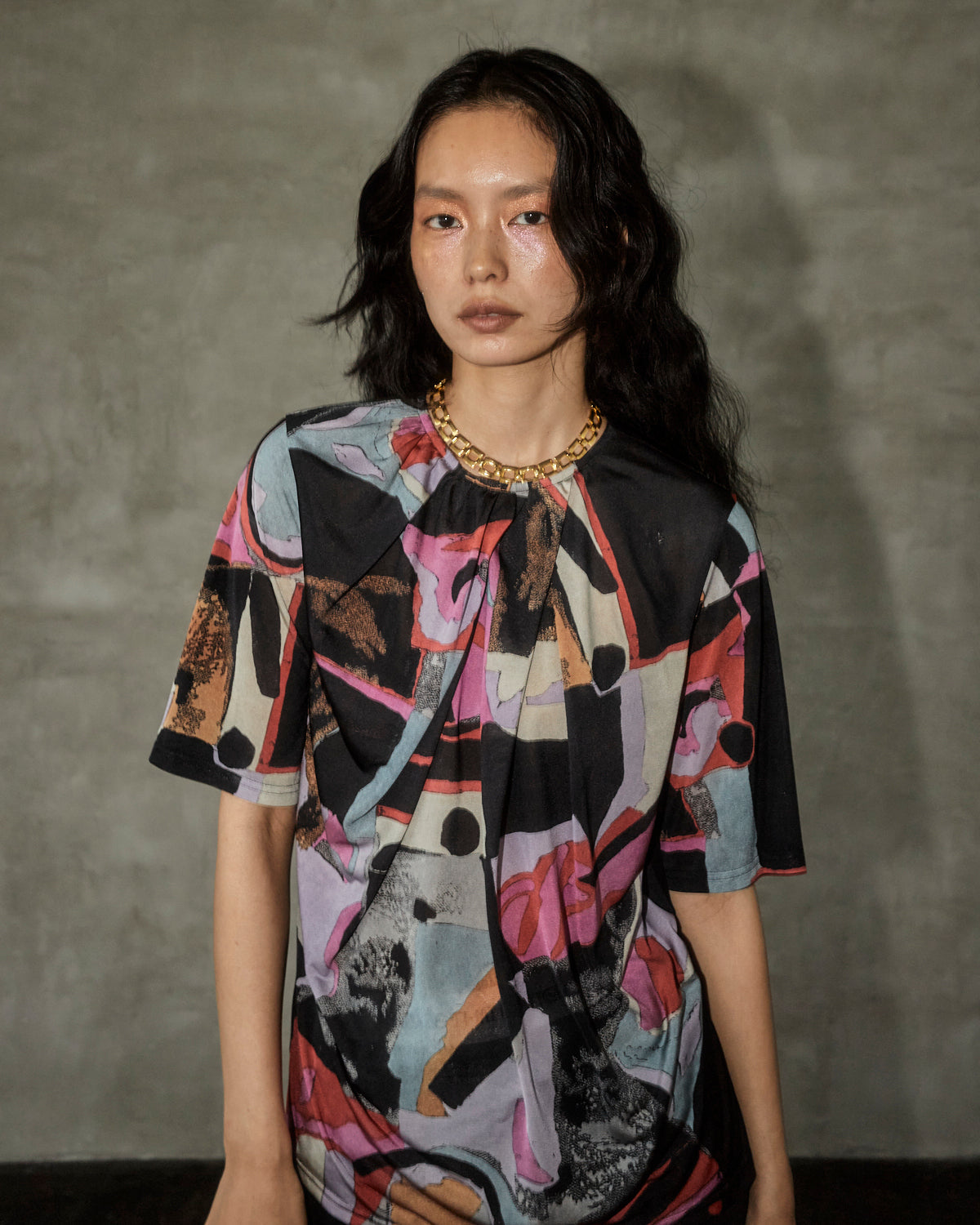 PRINT T-BLOUSE