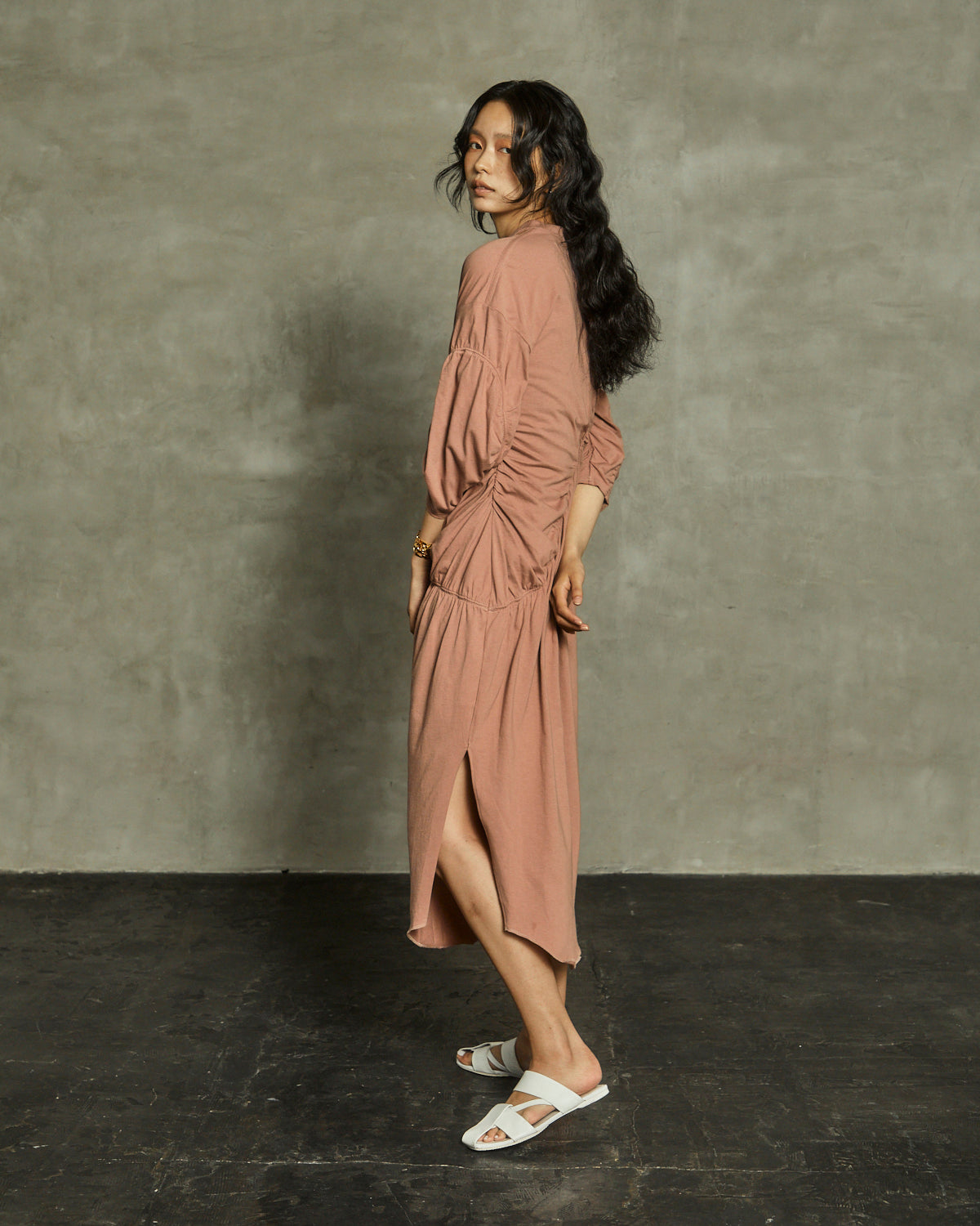 earth+-ing CUT&SEW DRESS