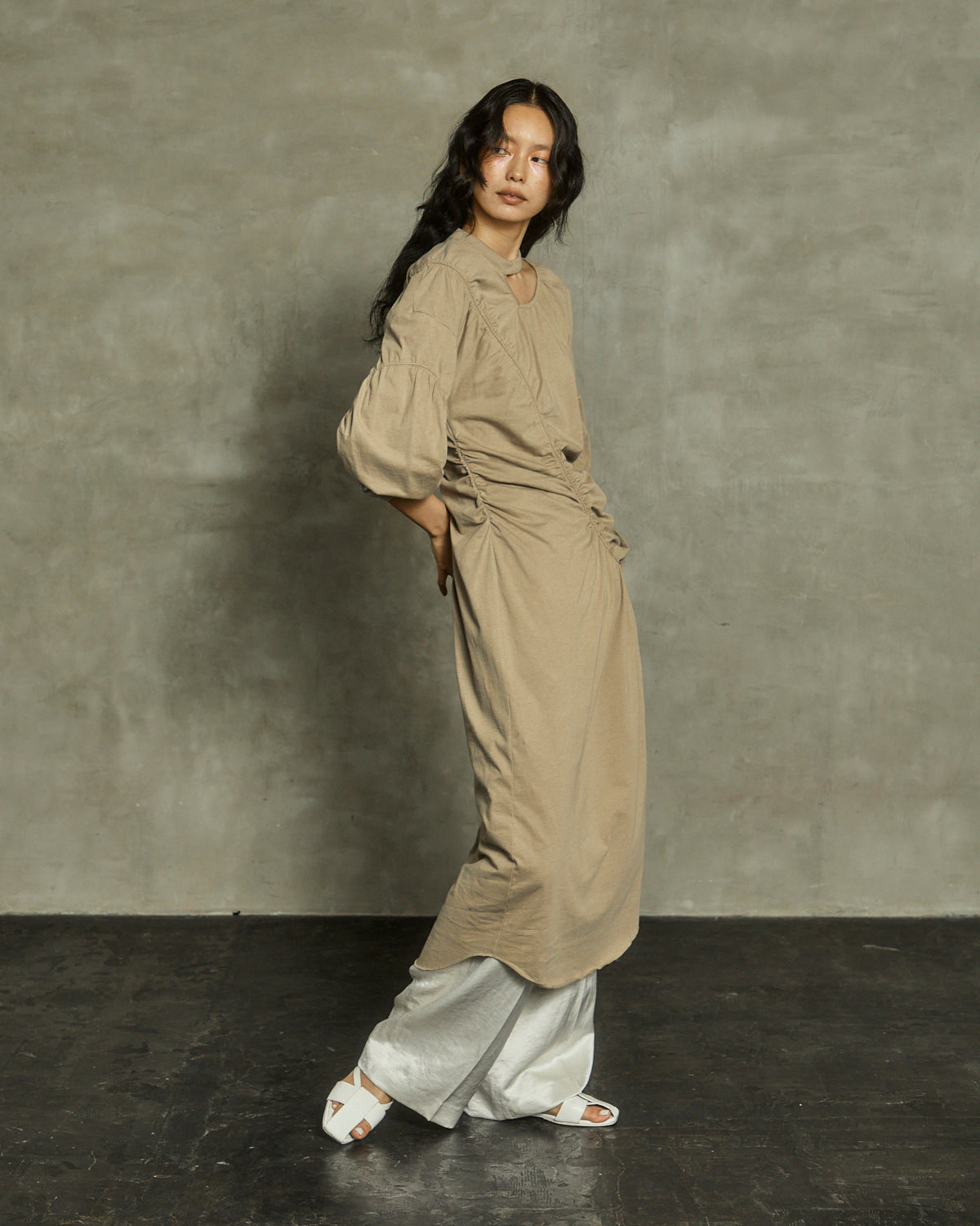 earth+-ing CUT&SEW DRESS