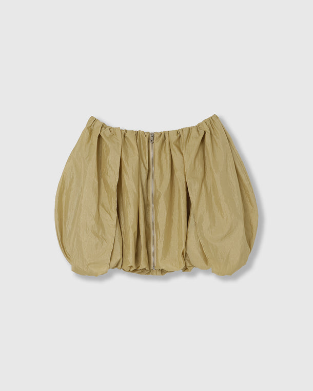 NYLON TAFFETA BALLOON BLOUSON