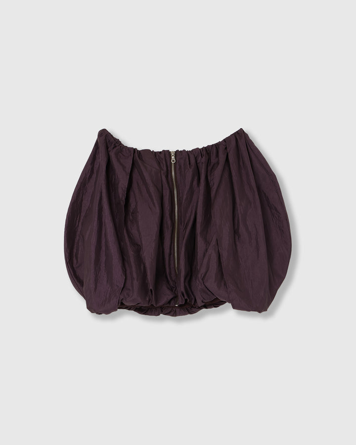 NYLON TAFFETA BALLOON BLOUSON