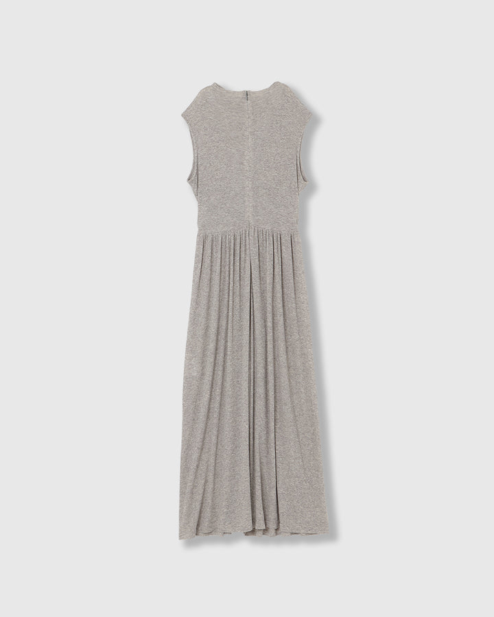SHEER JERSEY MAXI DRESS