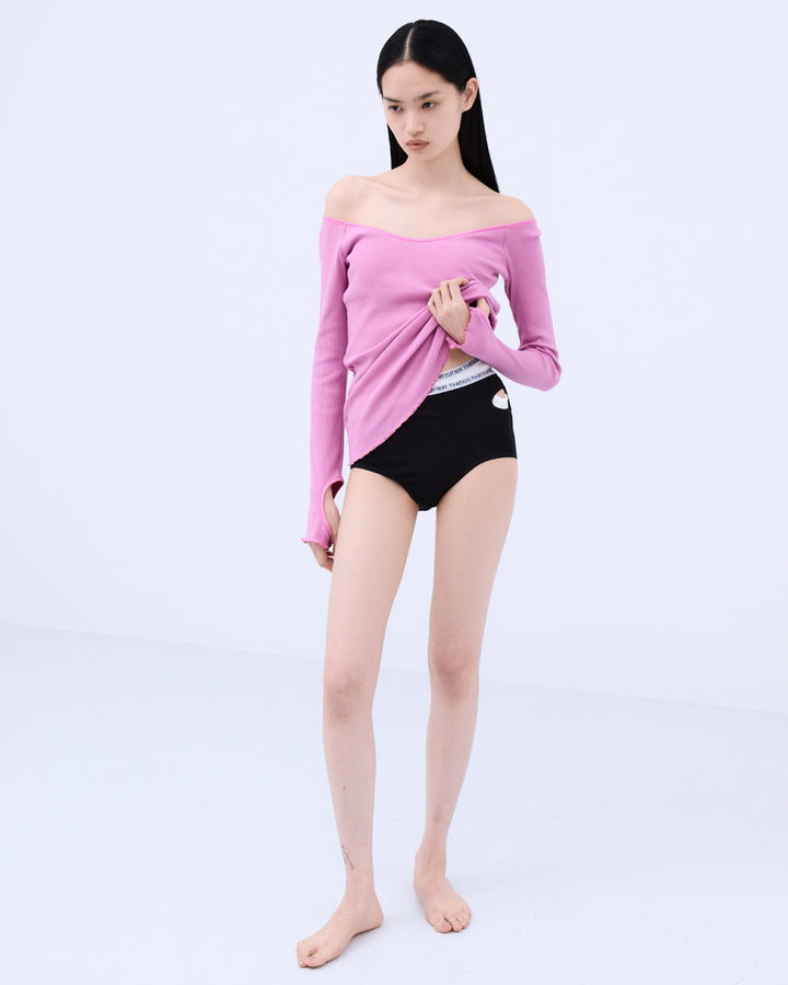 SKIN BREATHING SIDE HOLE SHORTS
