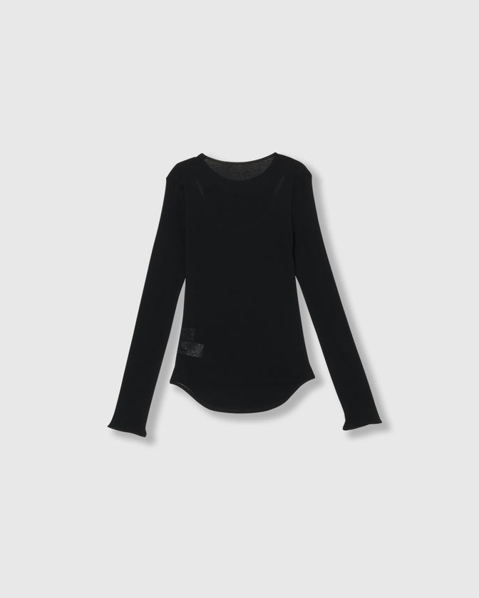 SHEER LAYERED RIB TOPS