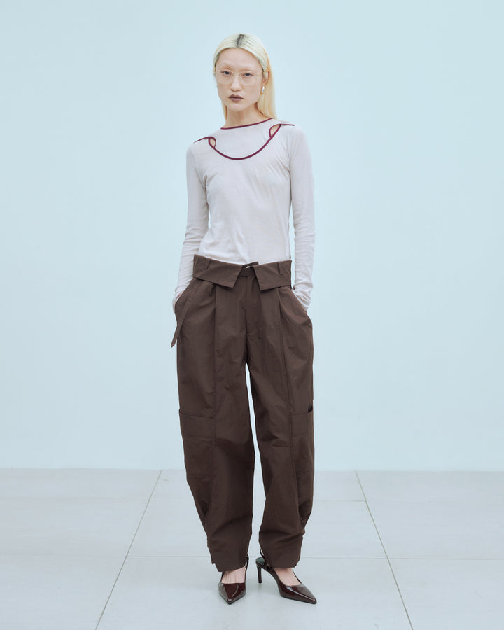 SHEER LAYERED RIB TOPS