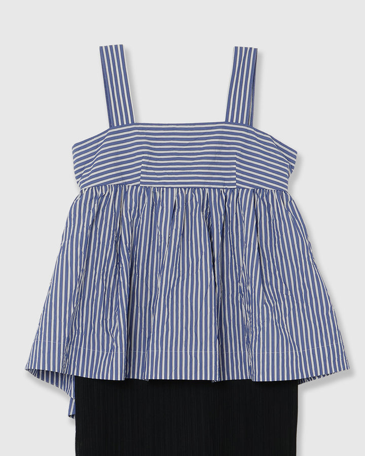 PEPLUM CONFORMS LONG DRESS