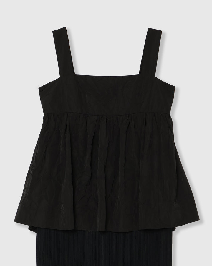 PEPLUM CONFORMS LONG DRESS