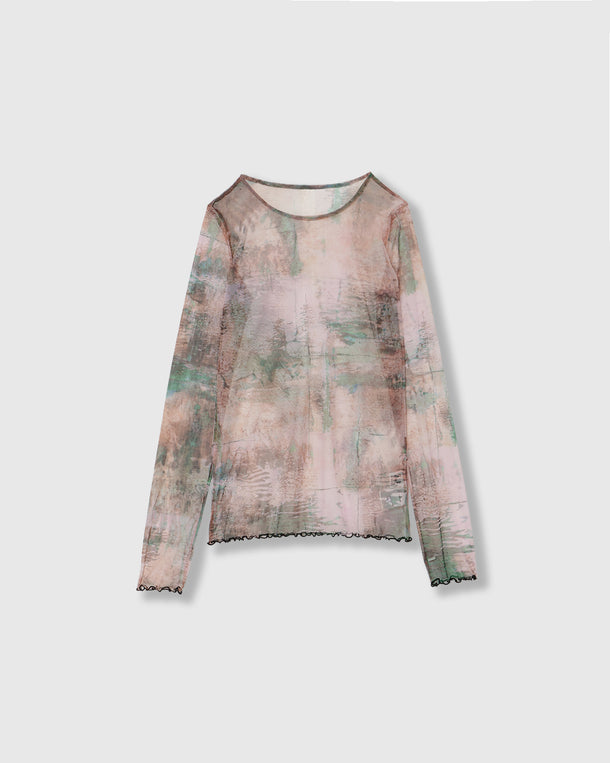 PINEAL GLAND PRINT TULLE TOPS