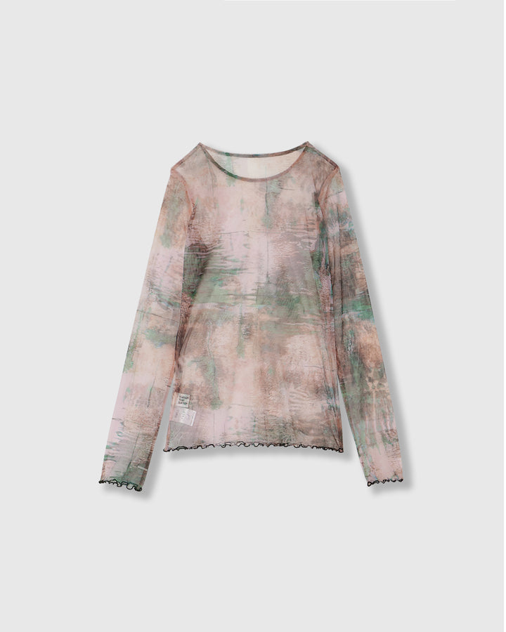 PINEAL GLAND PRINT TULLE TOPS