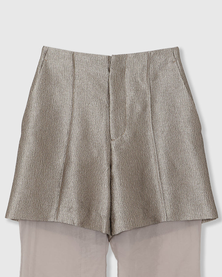 METAL BUTCHER SHEER LAYERED PANTS
