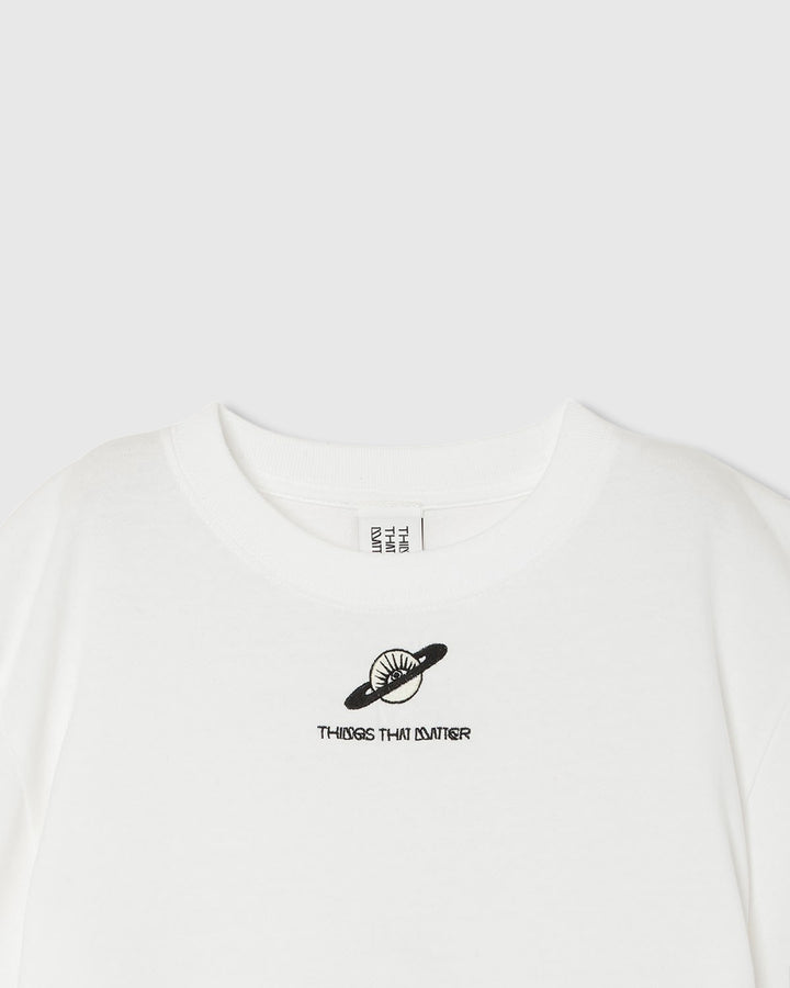 THIRD EYE(i) SATURN CROPPED T-SHIRT