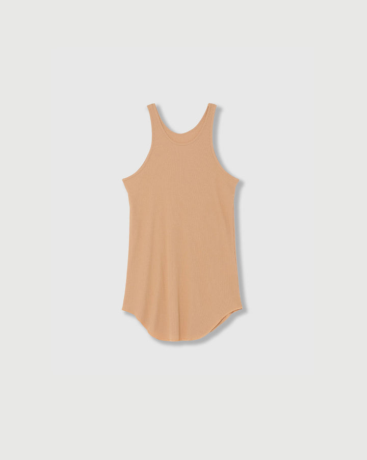 SHEER RIB CAMISOLE & RIB TANKTOPS SET
