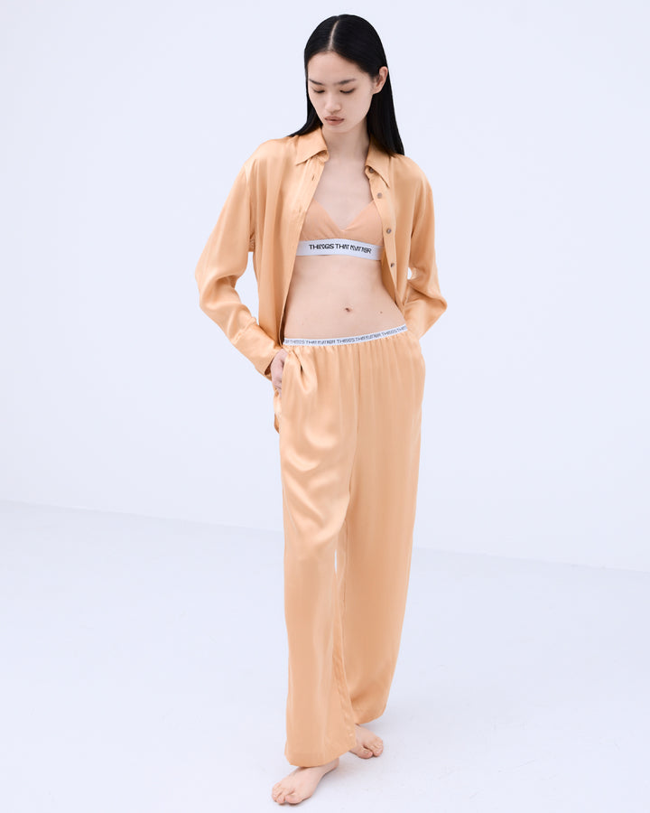 SKIN BREATHING SILK PANTS