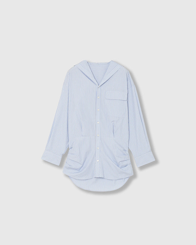 SAILOR BLOUSING STRIPE SHIRT