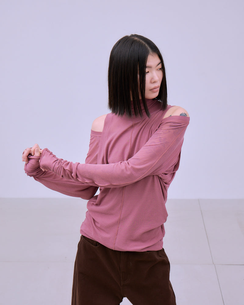 LAYERED SHEER CUT&SEW TOPS