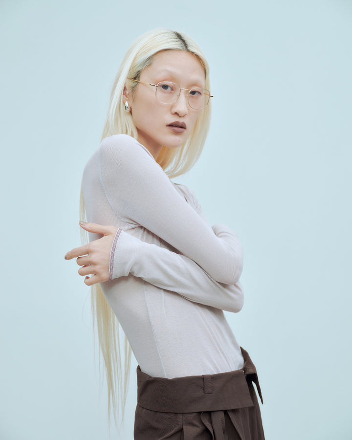 SHEER LAYERED RIB TOPS