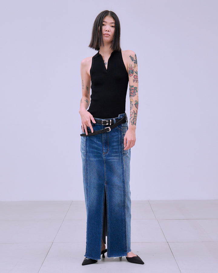 REMAKE DENIM SKIRT