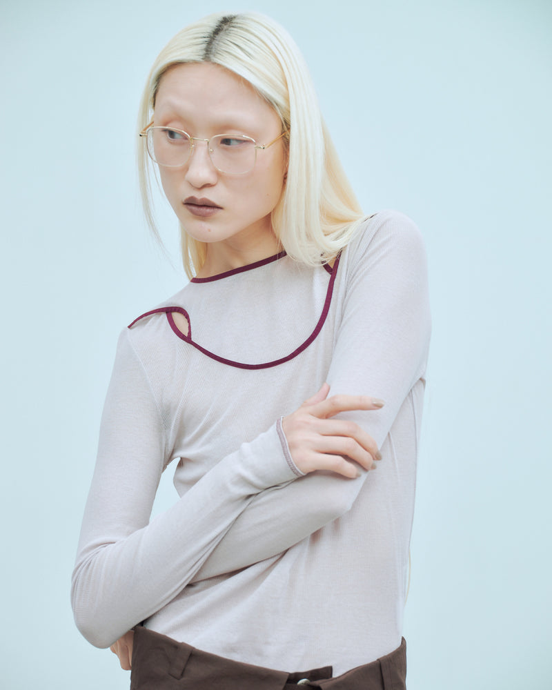 SHEER LAYERED RIB TOPS