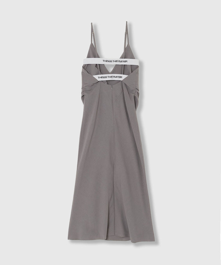 OPEN BACK CAMISOLE DRESS