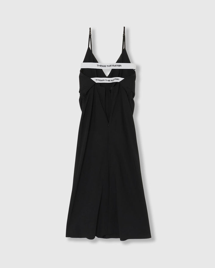OPEN BACK CAMISOLE DRESS