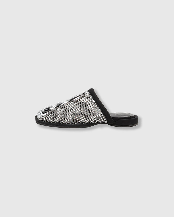 SPARKLING MESH FLAT SANDALS