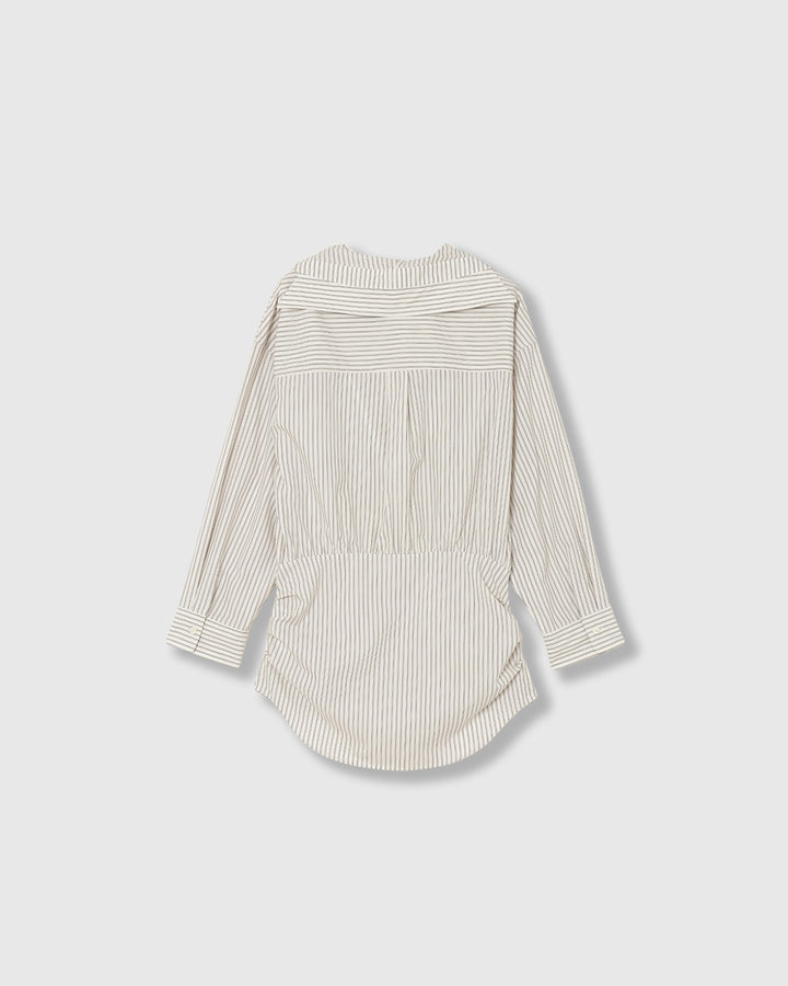 SAILOR BLOUSING STRIPE SHIRT