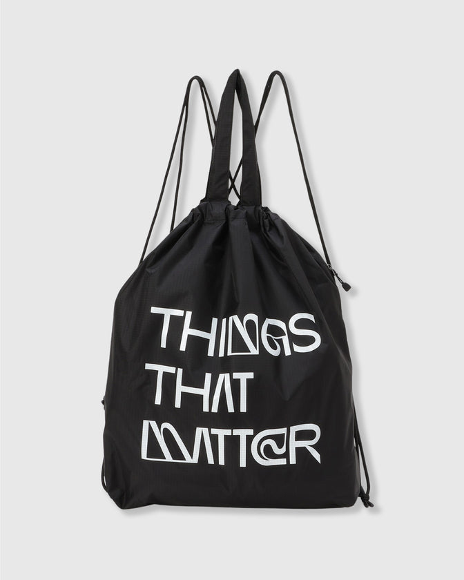 things that matter/Tシャツ/FREE/コットン/ブラック/0584tm0382p 👕Black Organic Cotton T-Shirt | Unisex Classic Fit