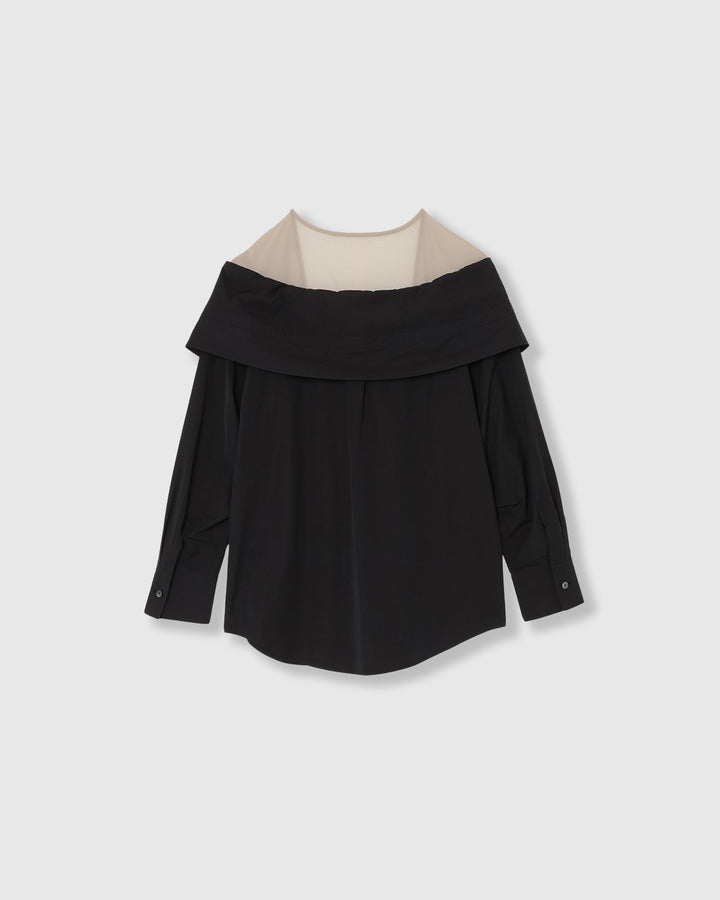 PRETENSE OFF-SHOULDER MANY WAY SHIRTS