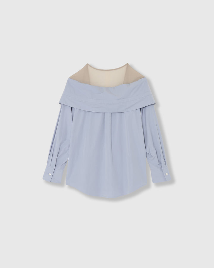 PRETENSE OFF-SHOULDER MANY WAY SHIRTS