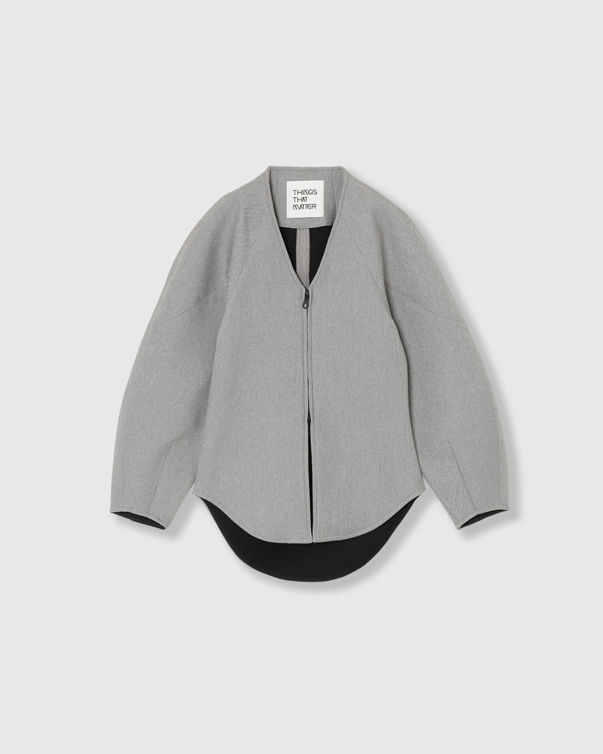 DOUBLE KNIT V-NECK JACKET | SENSE 16_ | STORE | THINGS THAT MATTER