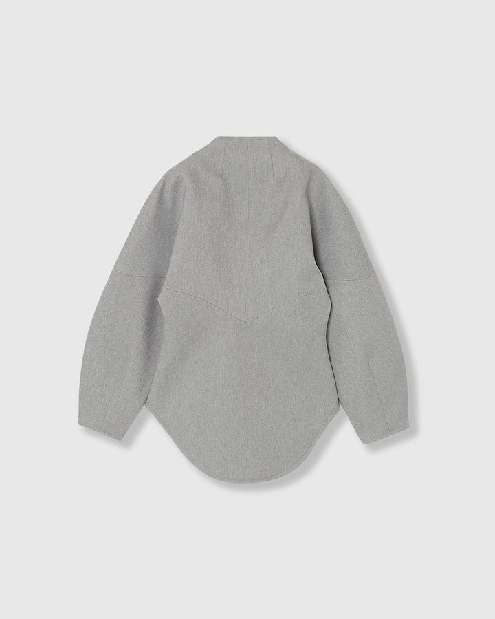 DOUBLE KNIT V-NECK JACKET