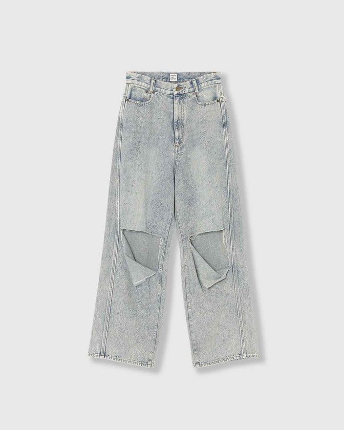 SPARKLE DENIM PANTS