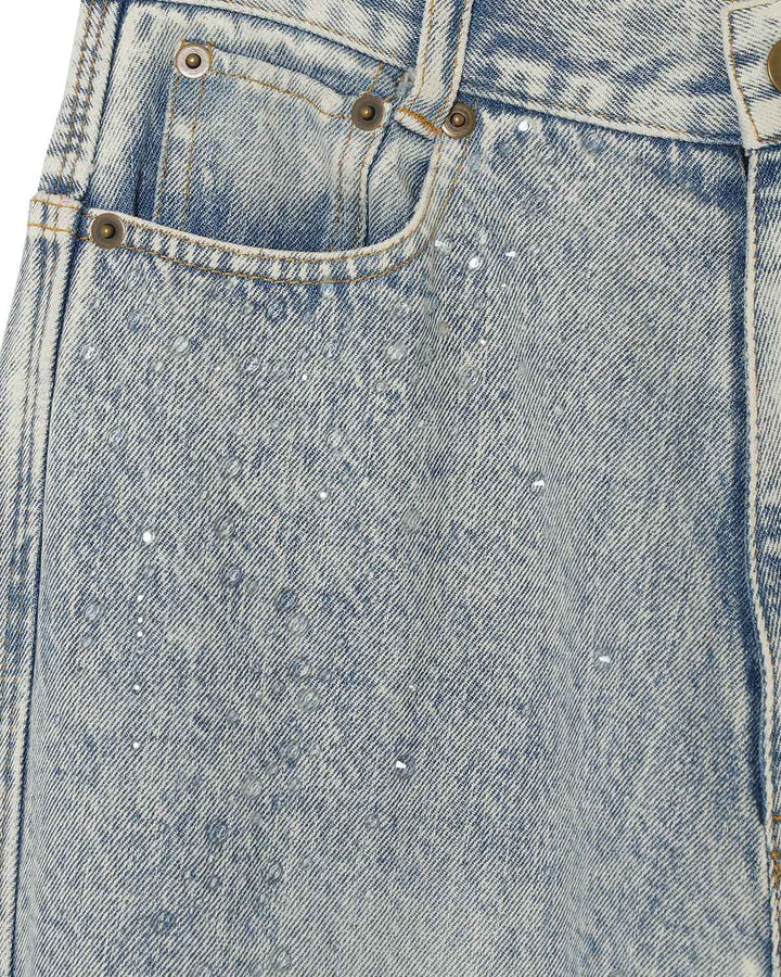 SPARKLE DENIM PANTS