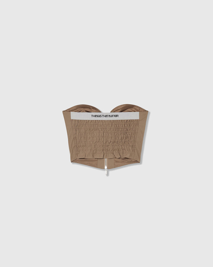 T/W FRONT ZIP BUSTIER