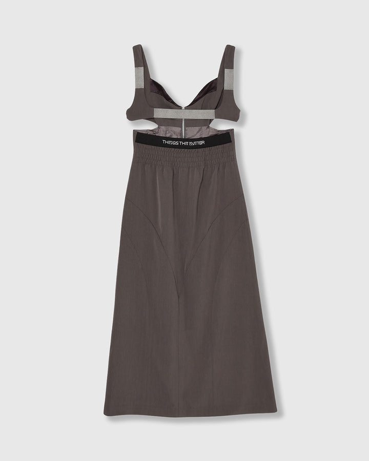 CURVES PATTERN SWITTING DRESS