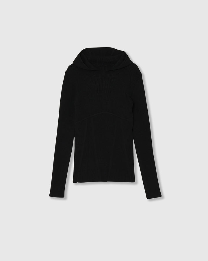 HOODIE KNIT TOPS