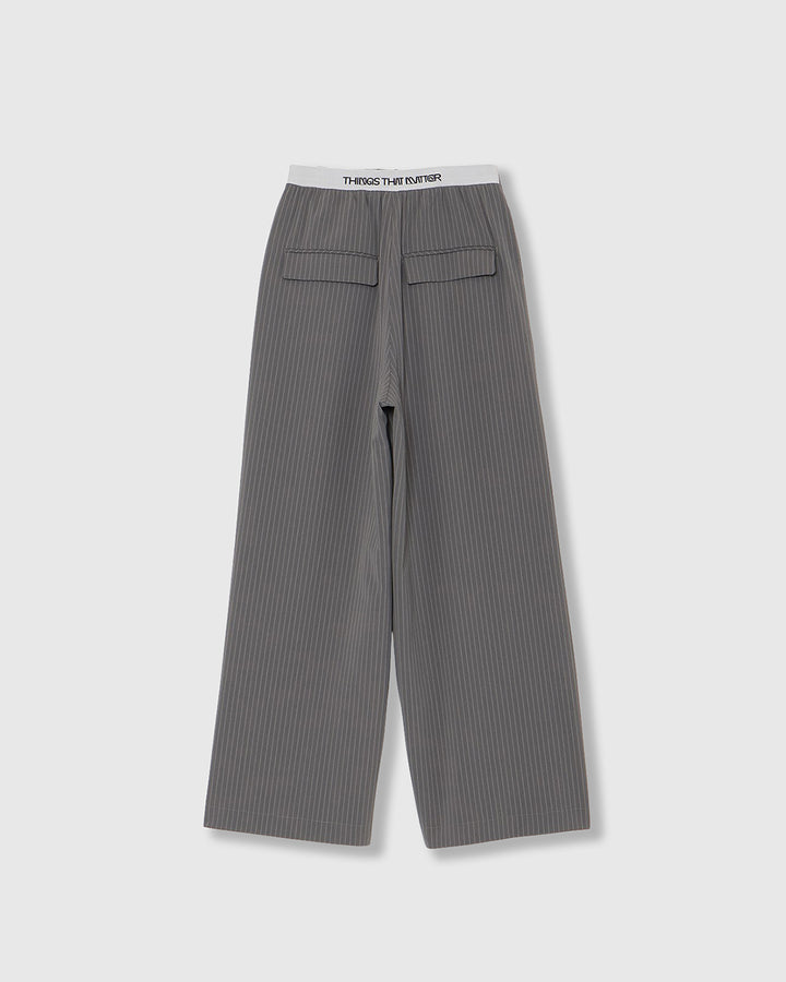 STRIPE WIDE PANTS