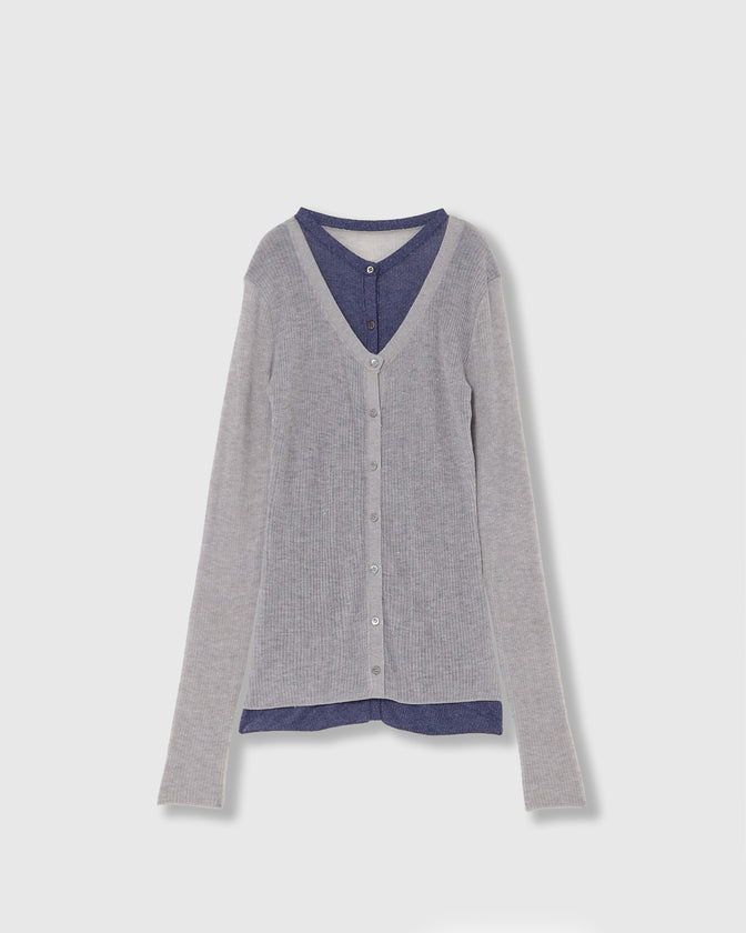 SPARKLE SHEER KNIT CARDIGAN