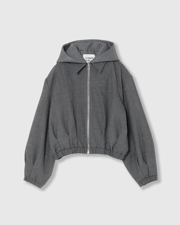 DRY WOOL HOODIE JACKET