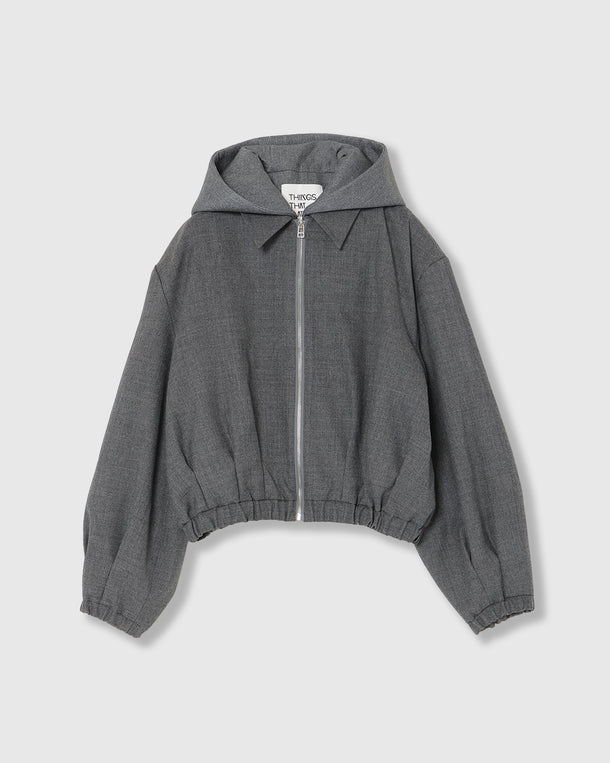 DRY WOOL HOODIE JACKET