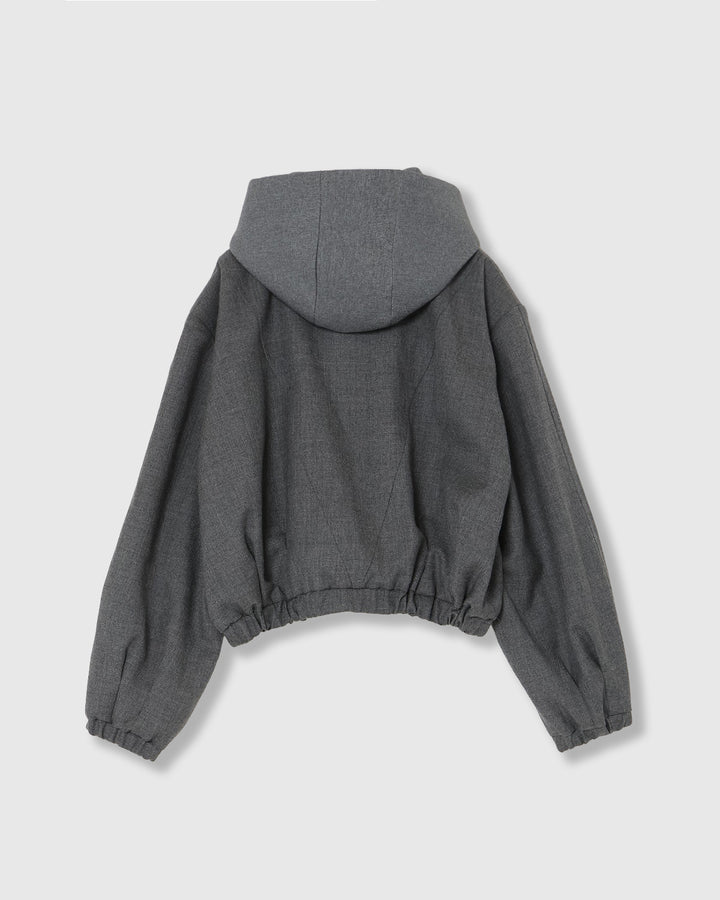 DRY WOOL HOODIE JACKET
