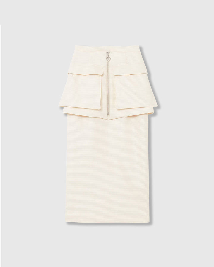 OUT POCKET BELT TIGHT SKIRT